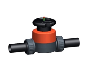 +GF+514型隔膜閥,PVC-U 帶PE100 SDR11電熔焊對(duì)焊端 公制